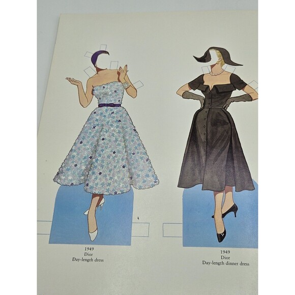 Great Fashion Designs of the Forties Paper Dolls By Tom Tierney New UNCUT - Picture 9 of 11